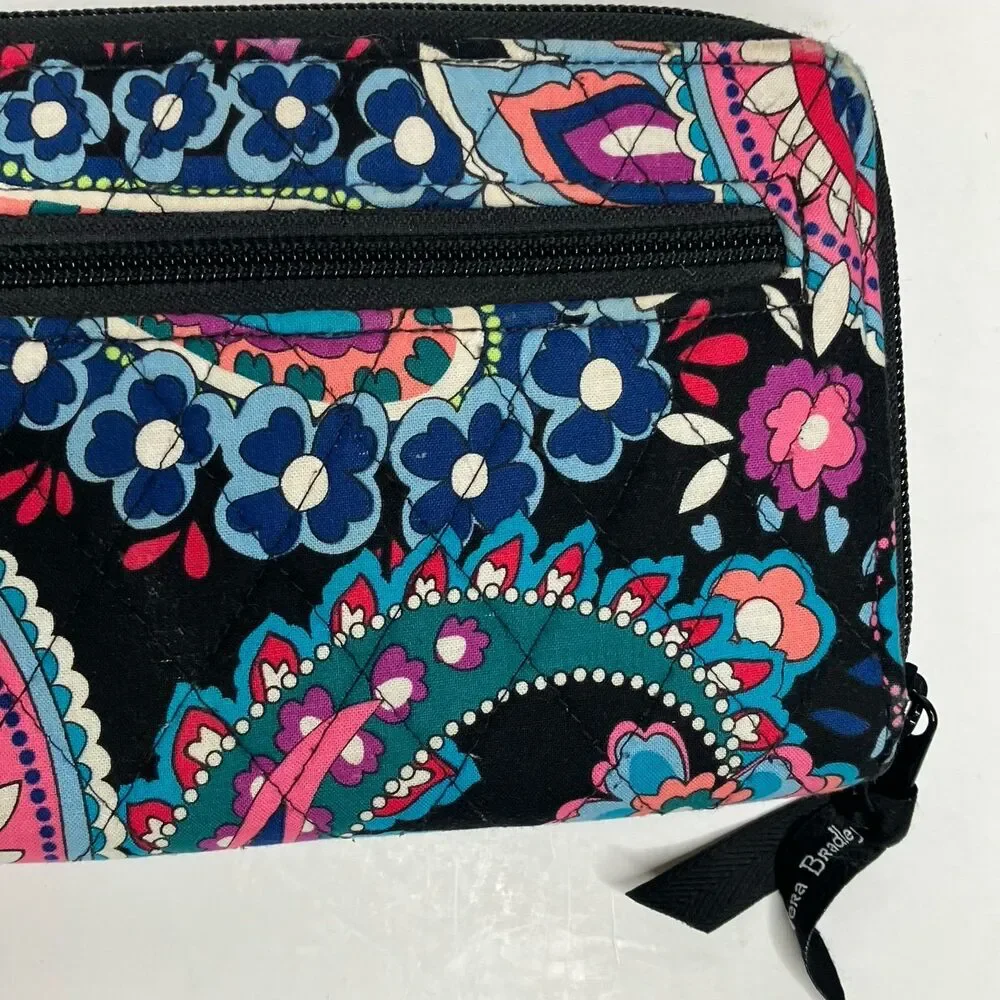 Vera Bradley Turn Lock Haymarket Paisley Wallet